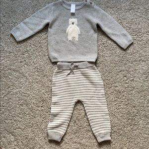 Carter’s 12 Month Boys Sweater 2 Piece Set